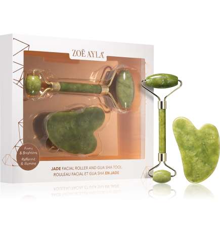 Jade Facial Roller And Gua Sha Tool