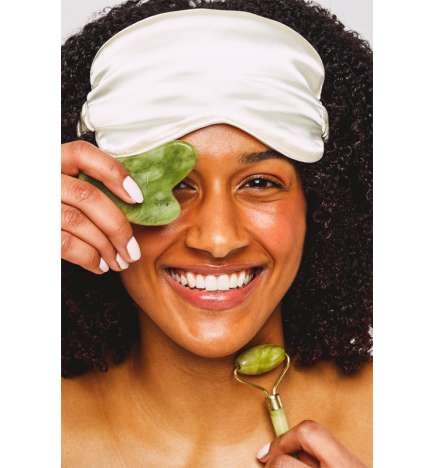 Jade Facial Roller And Gua Sha Tool