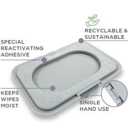Reusable Lid Grey Card