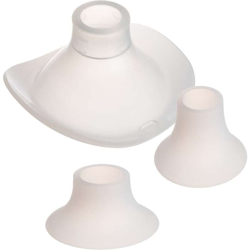 Replacement Silicone Parts for Breast Pumps Flanges & Inserts Set (24/21/19mm)