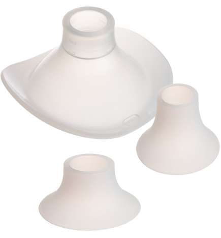 Replacement Silicone Parts for Breast Pumps Flanges & Inserts Set (24/21/19mm)