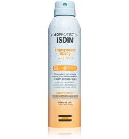 Transparent Spray Wet Skin