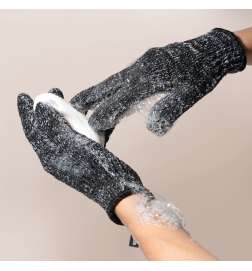 Charcoal Bath Infused Gloves