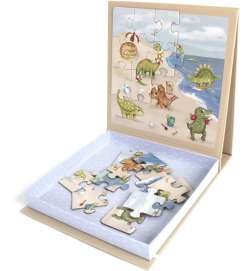 Magnetic Game Dino Beach Puzzle