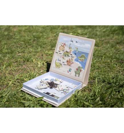Magnetic Game Dino Beach Puzzle