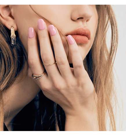 Gel Nail Sticker N Cream Pink