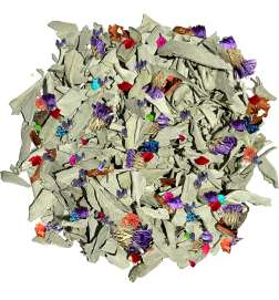 White Sage & Dragon's Blood & Flowers