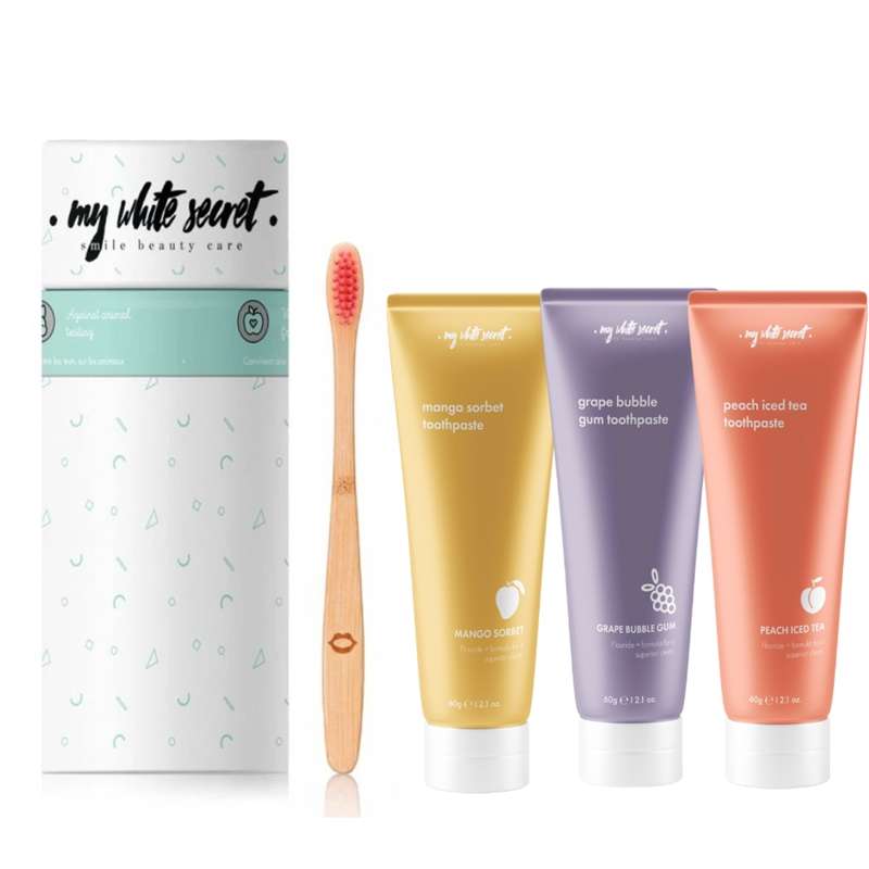 Gift Pack Fruits Toothpaste + Toothbrush