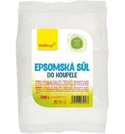 Epsomská soľ do kúpeľa