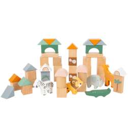 Wooden Building Blocks Safari